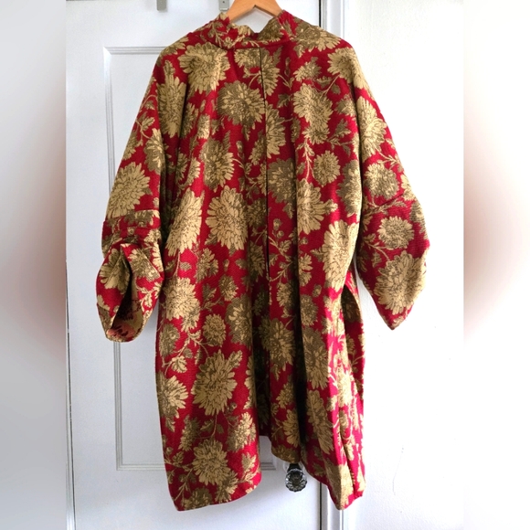 Vintage Hand Embroidery Floral Print Kantha Jacket - Picture 3 of 7
